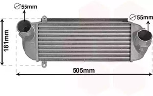 VAN WEZEL 82014702 -  Интеркулер